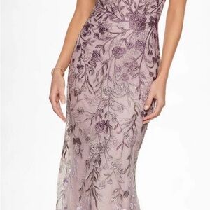 Montage by Mon Cheri M522 - Cap Sleeve V-Neck Evening Gown
